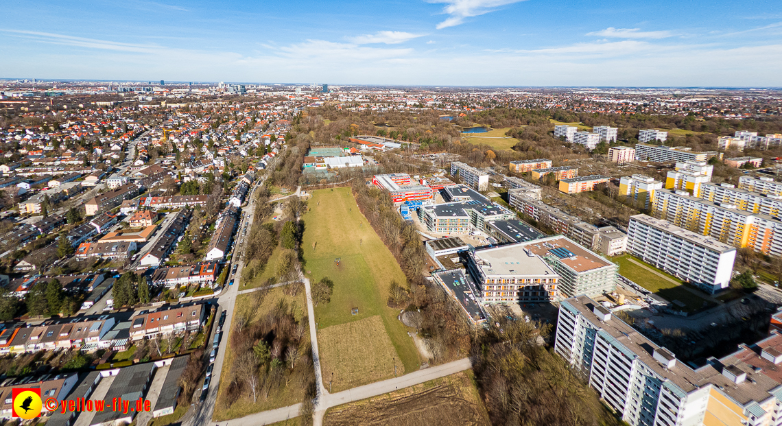 20.02.2023 - Baustelle zur Grundschule am Strehleranger in Neuperlach